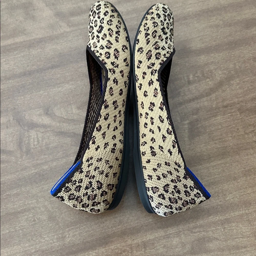 Rothy's Cheetah Loafers Animal Leopard Spot Print Slip Ons Flats Womens 8 Ii